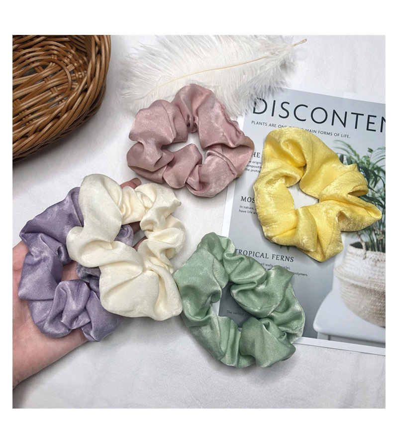 Dây Thun Buộc Tóc Dễ Thương Phong Cách Cổ Điển Dành Cho Nữ