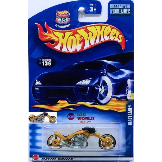 Xe mô hình Hot Wheels basic Moto Blast Lane 57111.