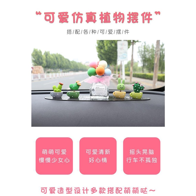 Mô Hình Cây Xương Rồng Trang Trí Xe Hơi Dễ Thương