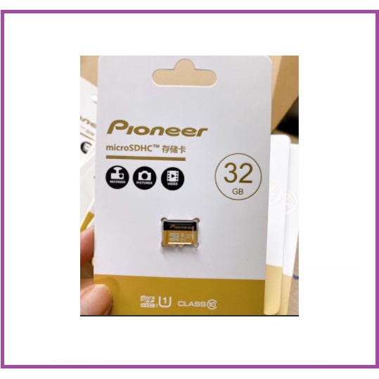 Thẻ nhớ 32GB Pioneer Micros HDC Class 10–Thẻ TFchuyên dụng cho CAMERA hành trình ô tô, Điện thoại, Máy ảnh,...tốc độ cao