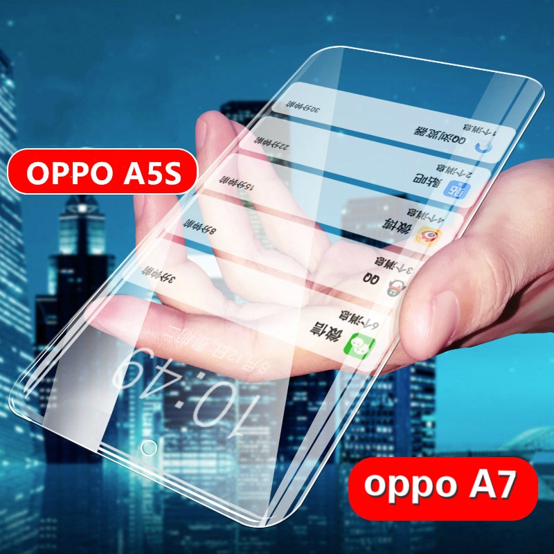 Kính Cường Lực Bảo Vệ Màn Hình Chống Thấm Nước Cho Realme Oppo A5S A7 A3S A5 A9 2020 F5 F7 F9 F11 Pro 5i 6i 5 Reno 2z 2f