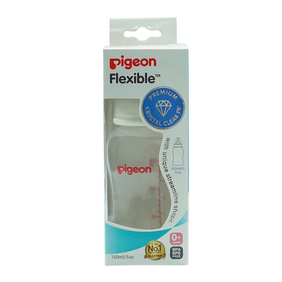 [Mã FMCG8 giảm 8% đơn 500K] Bình sữa cổ hẹp Pigeon PP Streamline 150ml/ 250ml