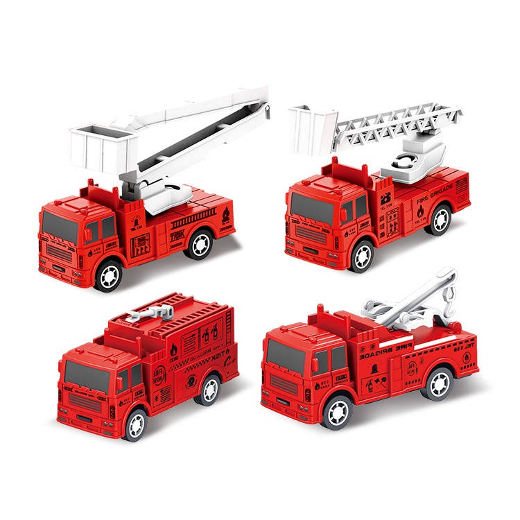 1 Xe Cứu Hỏa Đồ Chơi Mini Cho Bé