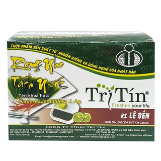  Rong Nho Tách Nước Trí Tín ( Nha Trang) - Hộp 200g 10 Gói - sản xuất theo công nghệ Nhật Bản