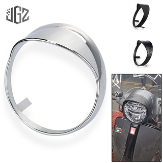 For VESPA GTS 250 300 2019 2019 2020 2021 2022 Motorcycle Headlight Grill Cover with Light Blocking Edge HeadLamp Guard Front Trim Guard Blocking Edge Front Light Protective Black Silver Carbon