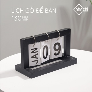 Lịch gỗ để bàn