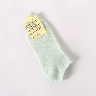 Tất nữ Cotton cổ ngắn basic *