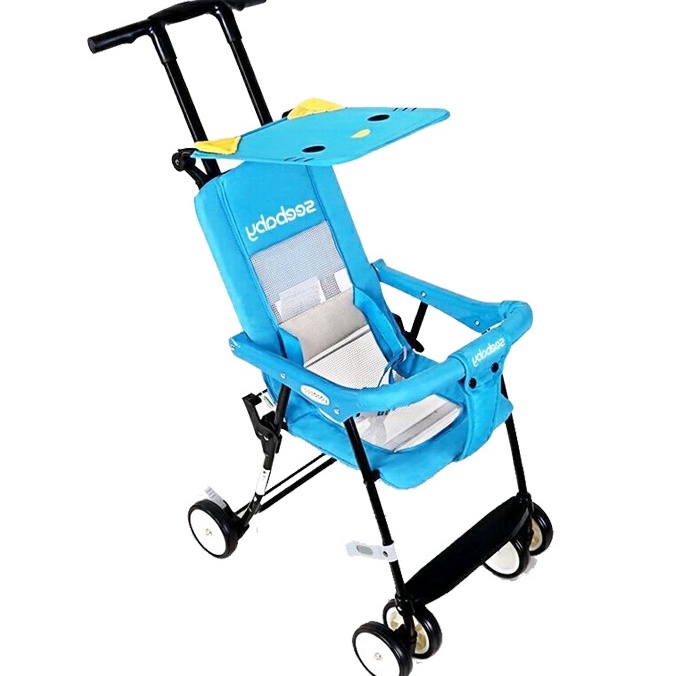 Xe đẩy cho bé gấp gọn SeeBaby QQ1 - 2 có mái che  - Hàng chính hãng