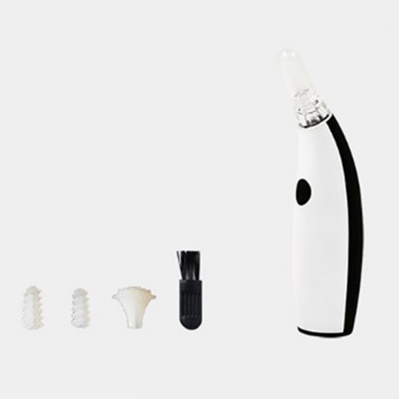 [Hàng mới về] Dụng cụ lấy ráy tai tự động bằng silicon mềm an toàn với đèn led cho bé và người lớn