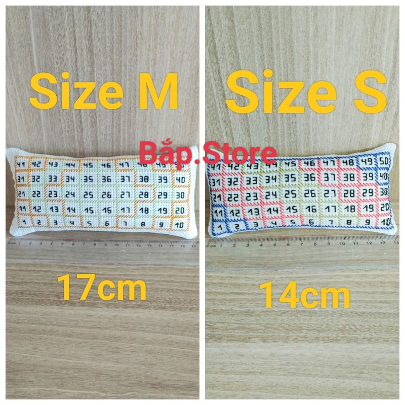 Gối ghim kim, gối gắm/cắm kim có số dùng trong tranh thêu chữ thập