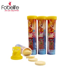 FOVI-C-Viên sủi bổ sung vitamin C-Đạt chuẩn GMP.