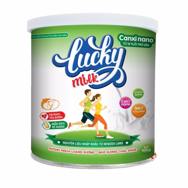 [GIÁ HỦY DIỆT] SỮA BỘT LUCKY MILK CANXI NANO (DÀNH CHO NGƯỜI TỪ 16 TUỔI TRỞ LÊN)