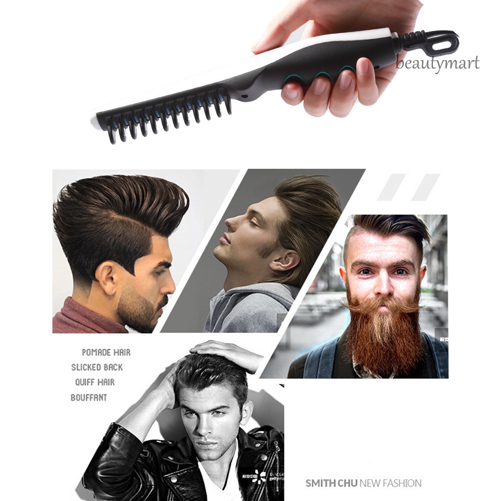 [Hàng mới về] Máy tạo kiểu tóc/râu thẳng/xoăn 2 trong 1 cho nam