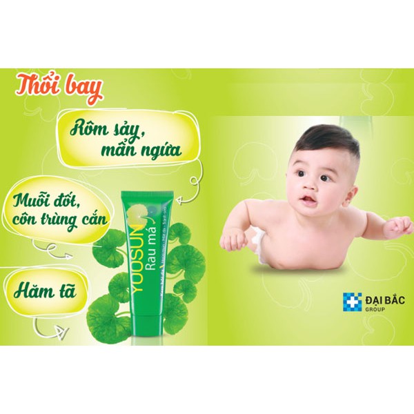 Yoosun Rau Má - Dịu mẩn ngứa, mát da, mờ sẹo, mờ thâm