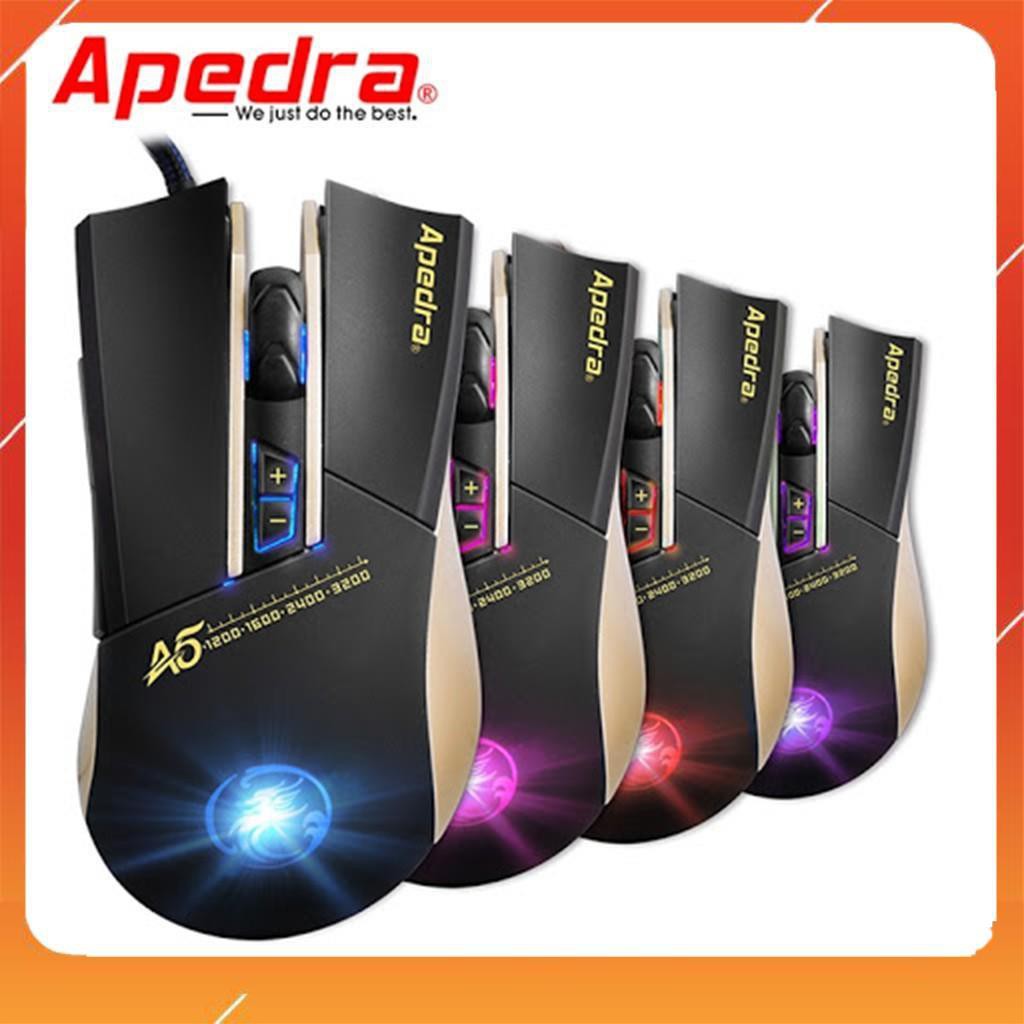 [HÀNG SIÊU CẤP] Bộ phím chuột Gaming Apedra GK49 + A5 - Có kê tay - Led 7 màu - BH 12 tháng  [CHÍNH HÃNG] | BigBuy360 - bigbuy360.vn