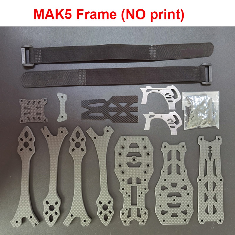 Khung Sợi Carbon 5inch FPV MARK5 225mm Cánh Tay 5mm Cho Drone DJI Vista