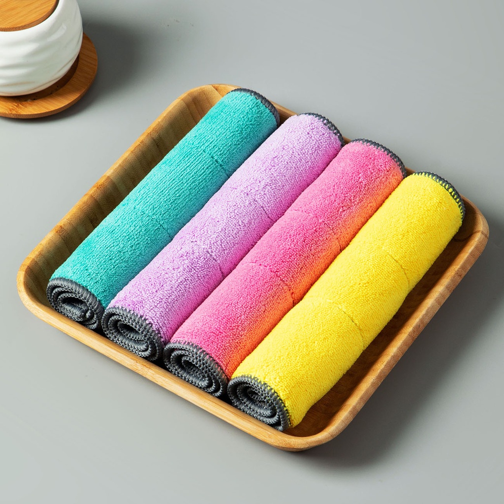Set 4/ 5 khăn lau chén đĩa Shepherd đa năng tiện dụng cho nhà bếp