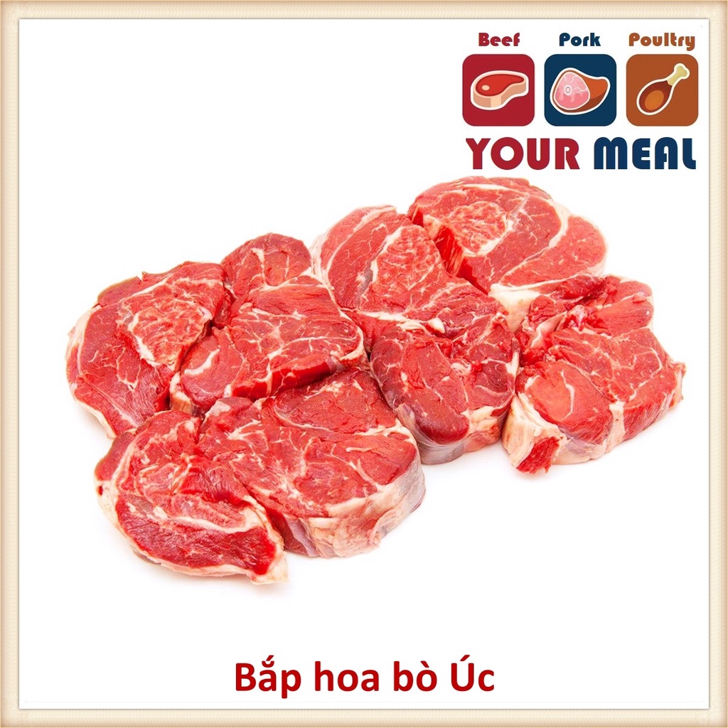 Bắp bò Úc cao cấp nhập khẩu Your Meal - TL: 01 kg - Vỉ hút chân không