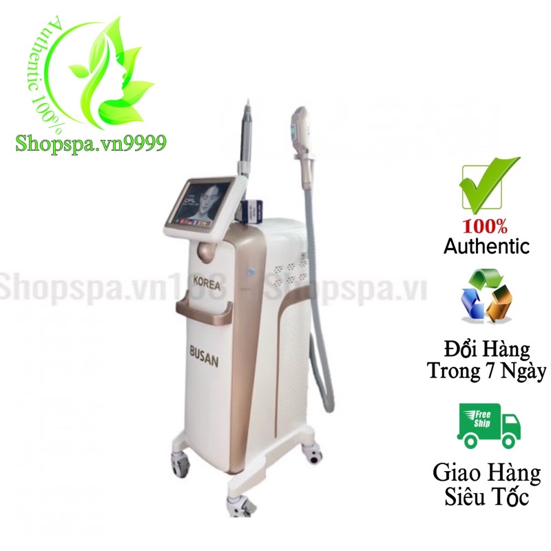 Máy Lriệt Lông Xoá Xăm 2in1 Laser Busan, MÁY TRIỆT LÔNG - XOÁ XĂM DPL KOREA BUSAN