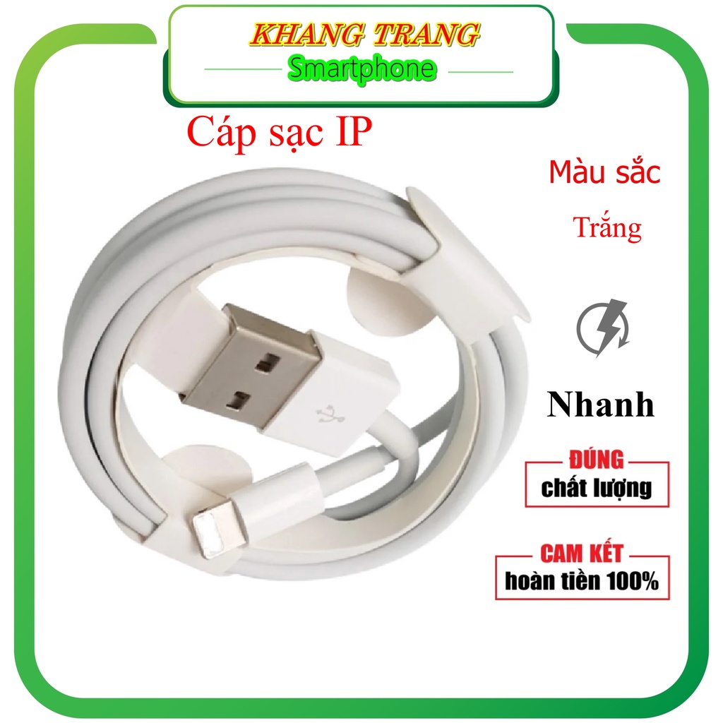 Dây Sạc IPcáp cáp sạc Phụ Kiện cho IPtablet táo Pin Dự Phòng Tai nghe Bluetooth khangtrang bền