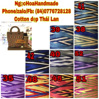 Cotton dẹp Thái Lan cuộn 500gr 155k
