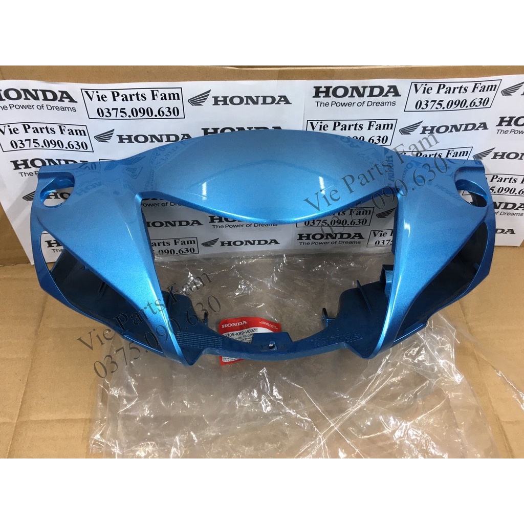 Nắp trước tay lái/ Ốp đầu trước Wave A 110, Wave anpha 110  đủ màu, hàng chính hãng Honda
