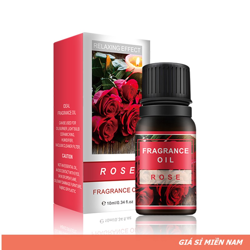 Lọ 10ml Tinh Dầu Thiên Nhiên Nguyên Chất Nhiều Mùi Thơm Phòng Giúp Bạn Thư Giãn Sảng Khoái Mỗi Ngày