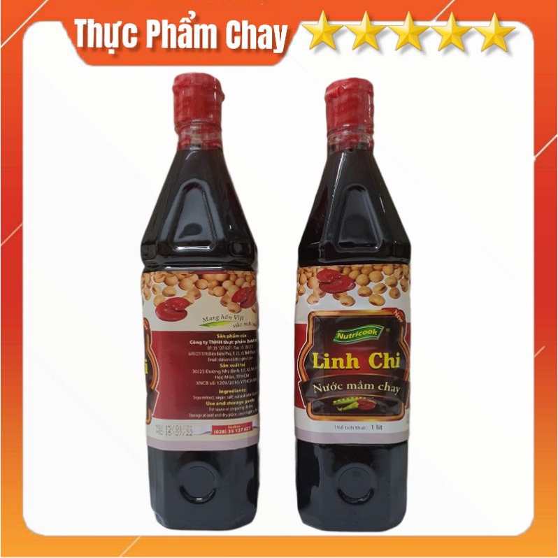 Nước Mắm Linh Chi thuần Chay Nutricook