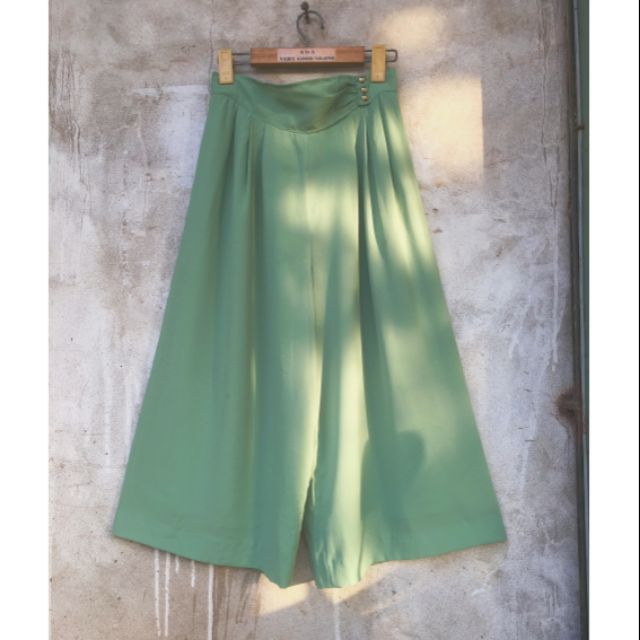 Quần culottes Nhật dáng dài