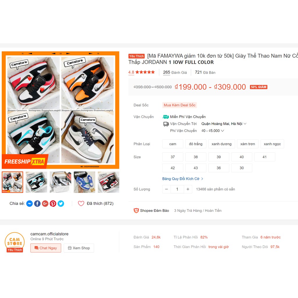 [Mã FAGREEN245 giảm 10% tối đa 30k đơn từ 99k] Giày Thể Thao Nam Nữ Cổ Thấp JORDANN 𝟭 𝗹𝗢𝗪 𝗙𝗨𝗟𝗟 𝗖𝗢𝗟𝗢𝗥 | BigBuy360 - bigbuy360.vn