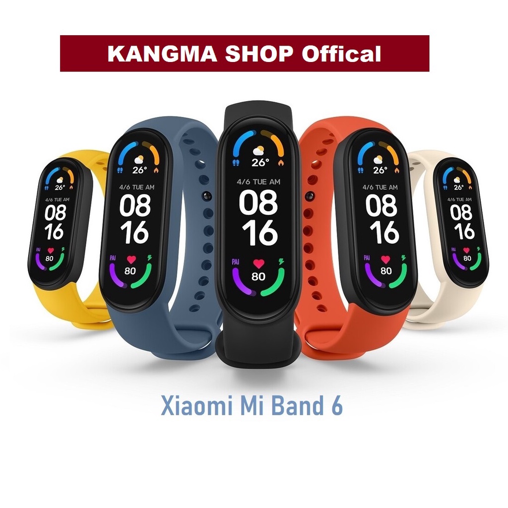 [Bản quốc tế] Vòng theo dõi sức khoẻ Xiaomi Mi Band 6