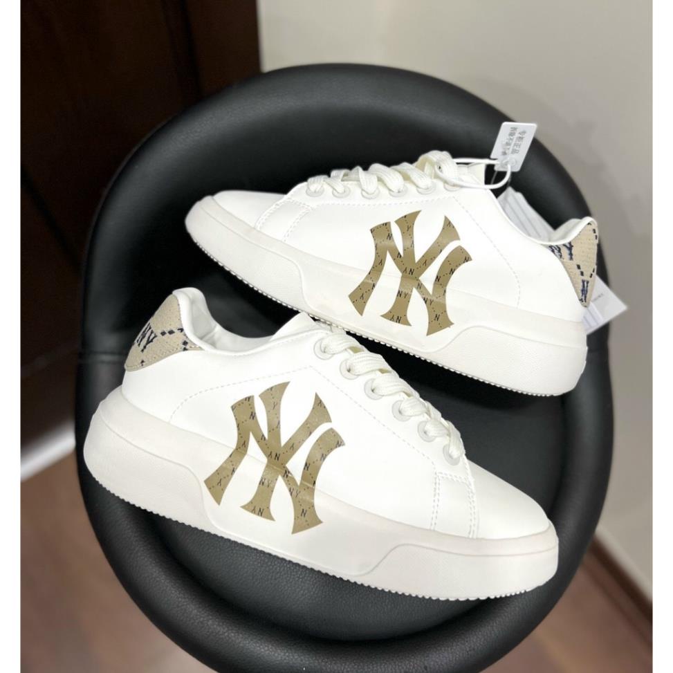 Giày MLB Chunky Classic Heel Dia Monogram New York Yankess-Hàng Trung