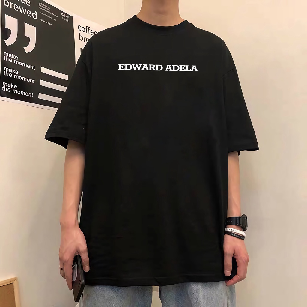 Ngxo /Áo thun tay lỡ Edward Adela form Unisex. Áo phông tay lỡ chất liệu cotton cao cấp local brand EDT112EDE!