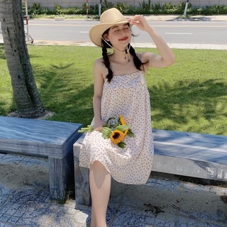 Đầm DIDI- Đầm 2 dây nhún ngực