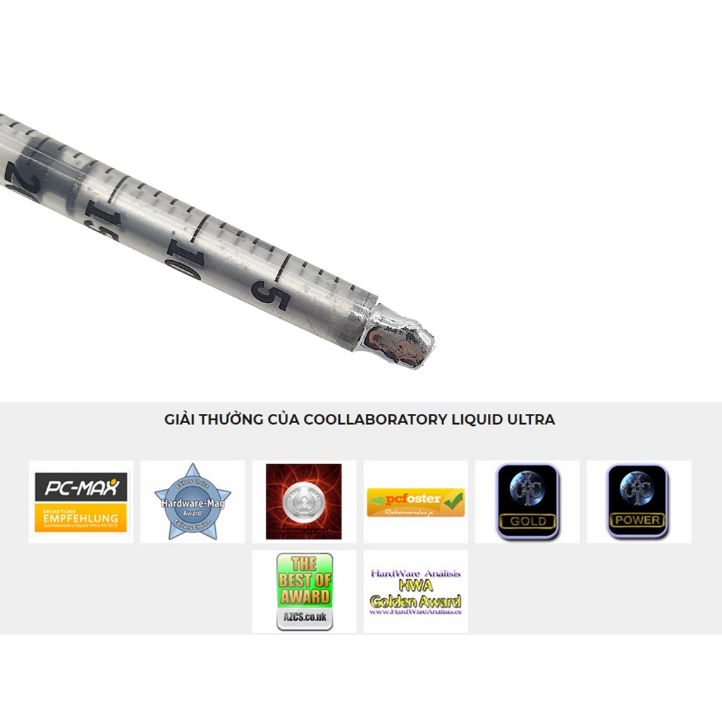 Kem Tản Nhiệt Kim Loại Lỏng Coollaboratory Liquid Ultra 1,5g