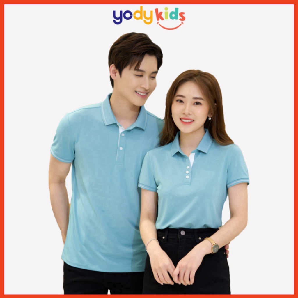 Combo áo polo YODY nam nữ chất liệu coolmax lacoste APM3519 và APN3516 Sale