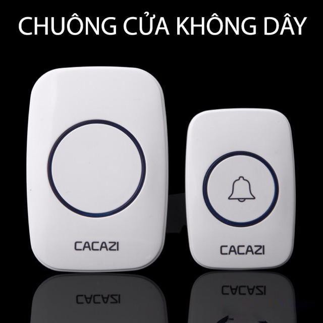 Chuông cửa không dây Cacazi A10, K01 38 kiểu nhạc chuông, bảo hành 1 đổi 1 trong 1 tháng