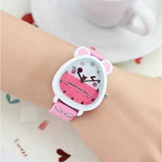 ĐỒNG HỒ TRẺ EM HOẠT HÌNH CHUỘT HAMSTER ĐÁNG YÊU CHO BÉ GÁI