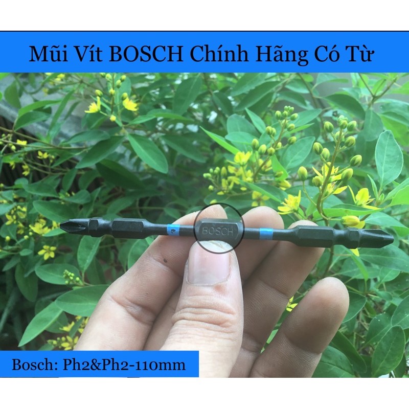 Mũi Vít Bosch Chính Hãng Ph2 110mm Có Từ