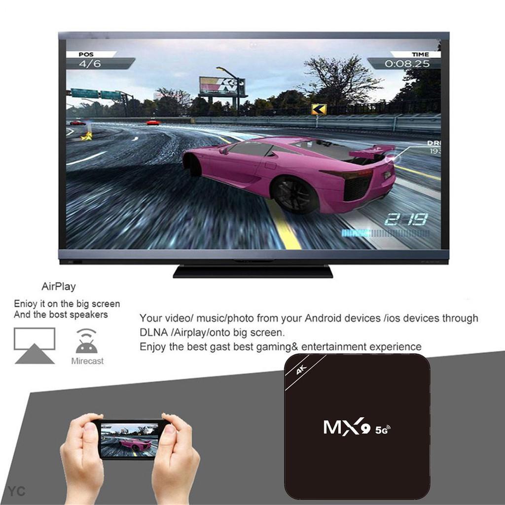 Đầu TV box MXQ Pro 4K 5g Android 10.0 UHD + I8 BàN PhíM ChấT LượNg Cao