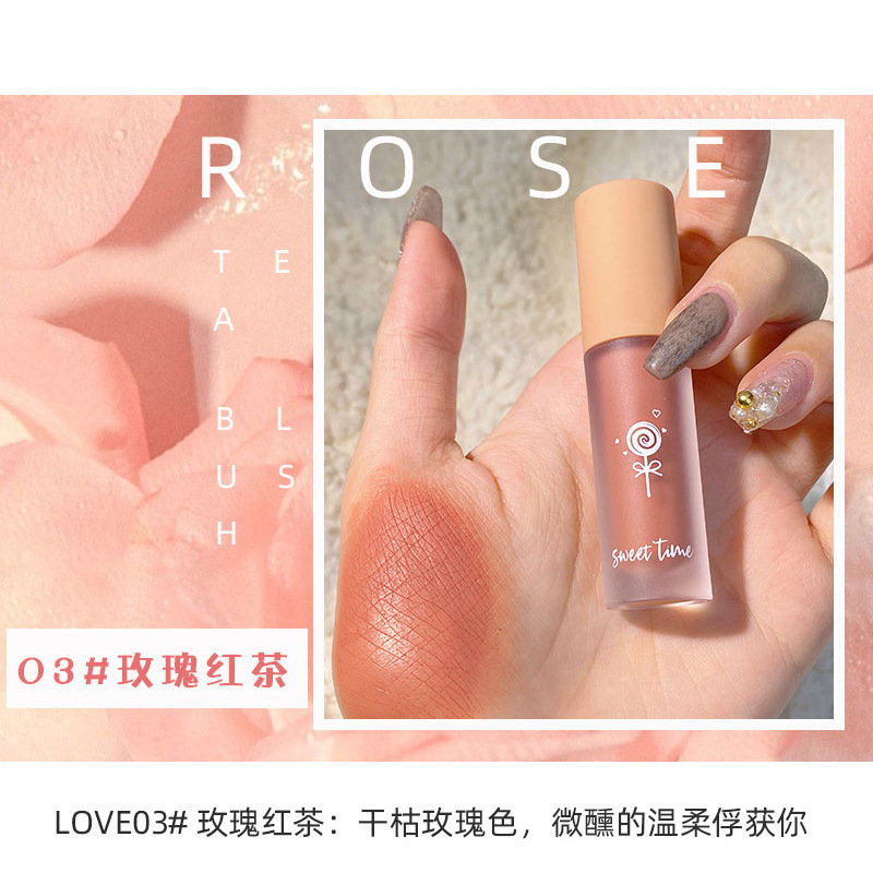 Má hồng dạng lỏng FAICCIA tổng màu nude tự nhiên lâu trôi trang điểm chuyên nghiệp | BigBuy360 - bigbuy360.vn