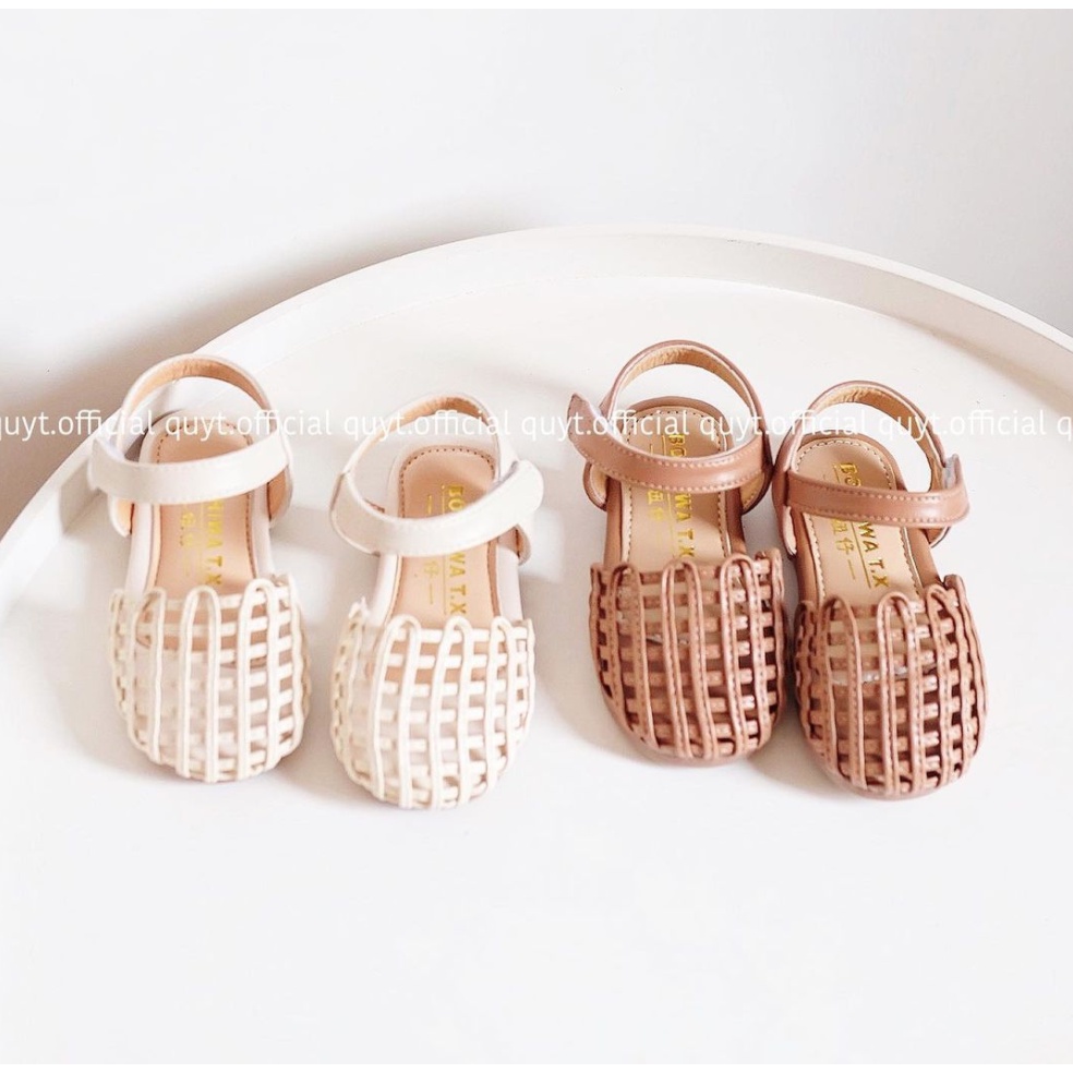 [Có sẵn/Size 21-30]- Sandal lưới nhỏ style hàn quốc tiệm nhà Quýt
