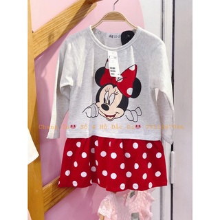 Hot - Váy nỉ dáng chữ A cho bé, Họa tiết Mickey dễ thương, Size 5-6 tuổi, SHOP NHÀ CỦA POOH