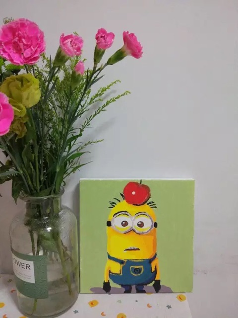 Tranh tô màu theo số con vật dễ thương cho bé tập tô Xưởng Tranh G-Art size 20x20cm