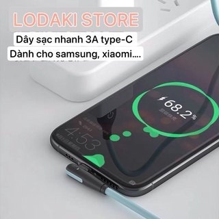 Dây sạc nhanh 3A Type-C