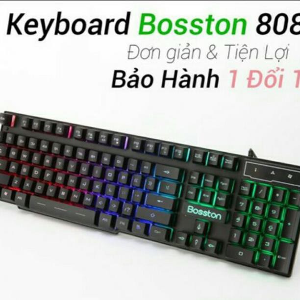 [ Free_Ship ] BÀN PHÍM GIẢ CƠ BOSTON 808 ĐẸP