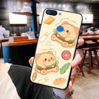 ốp lưng điện thoại Xiaomi mi 8 / mi 8 se in hình gấu humberger chi bi vô cùng đáng yêu