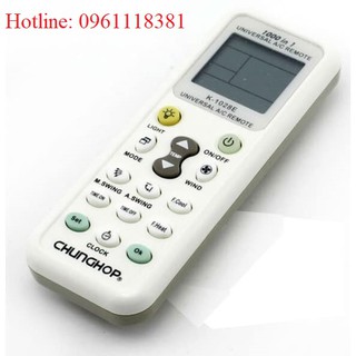 Điều khiển điều hòa đa năng CHUNGHOP 1000 in 1, K1028E