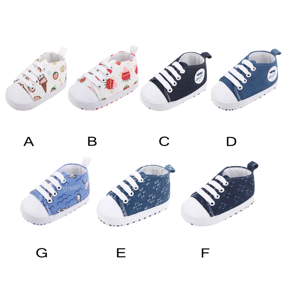 Giày Vải Đế Mềm Dành Cho Bé Trai Gái