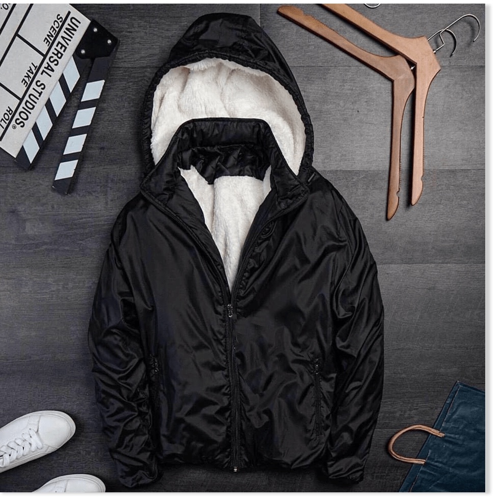 ÁO KHOÁC GIÓ LÓT LÔNG NAM NỮ SIÊU ẤM PT09